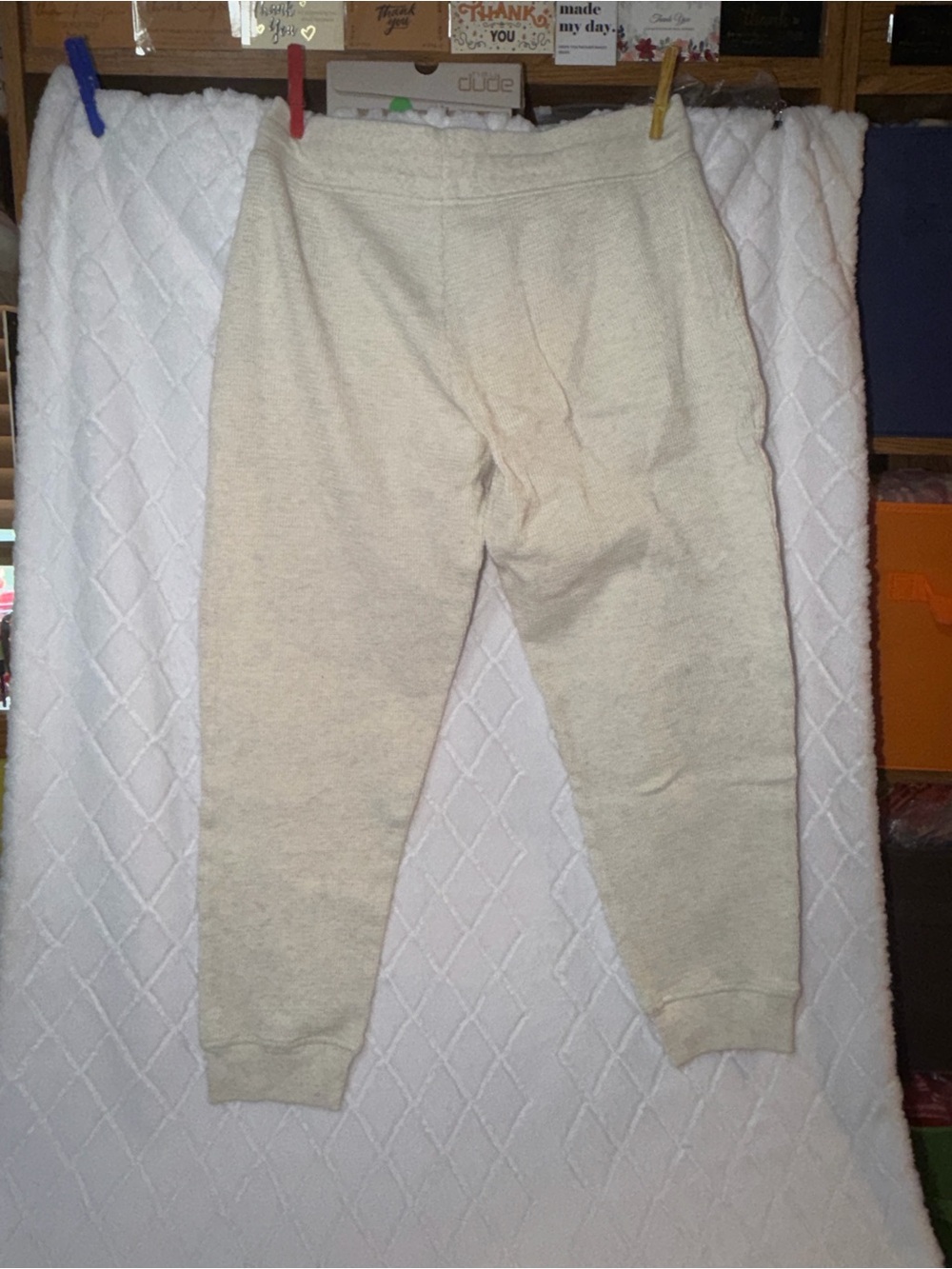 stars above Cream Knit Drawstring Joggers - Picture 8 of 10